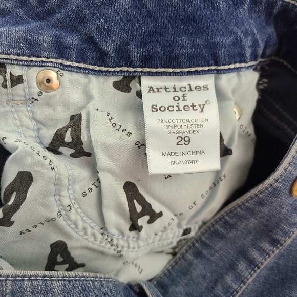 Articles of Society Skinny Jeans Medium Wash | 29 - Picture 8 of 8